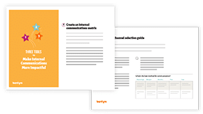 3 tools to improve communications - preview of the checklist
